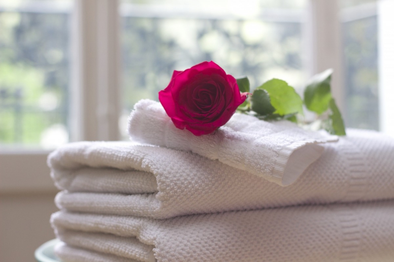 chambre-hote-CAILLE-min_towel_rose_clean_care_salon_spa_white_bath-731641